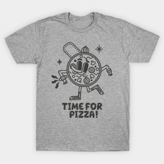 Time for Pizza T-Shirt by Geeksarecool